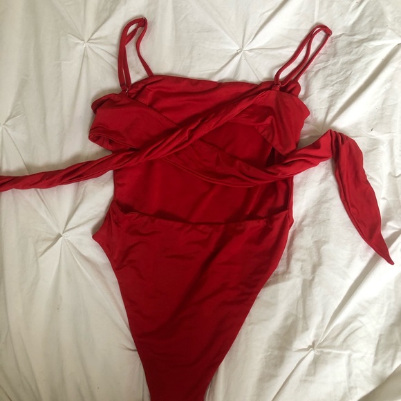 Red Tiger Mist body suit - Picture 2 of 3